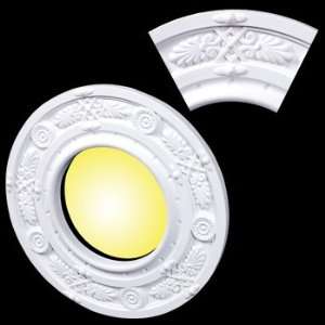   White Urethane foam, Recessed Lighting Trim Urethane 8 ID x 12 OD inch