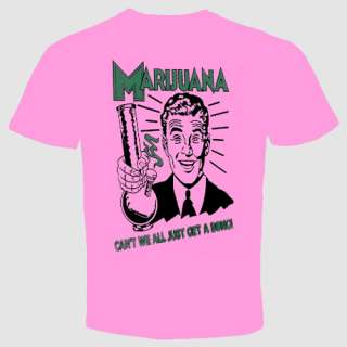 marijuana t shirt funny Cannabis bong weed Tee cool  