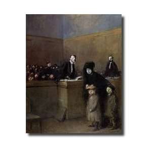 The Weak And The Oppressed C1910 Giclee Print:  Home 