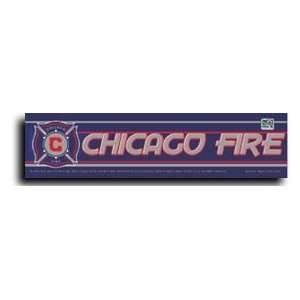  Chicago Fire MLS Bumper Sticker: Automotive