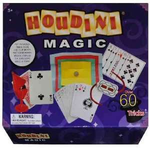  Houdini Magic Trick Set 60 Tricks: Toys & Games