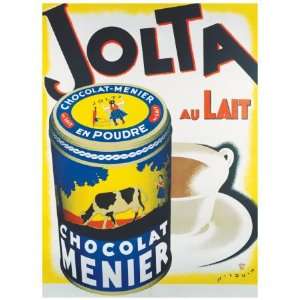  Chocolat Menier, Jolta au lait Giclee Poster Print by 