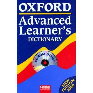 Oxford Advanced Learner s Dictionary (Buch+CD) by NA ( CD ROM 