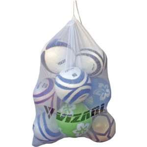  Vizari Heavy Duty Nylon Net Ball Bags WHITE 26 X 36 