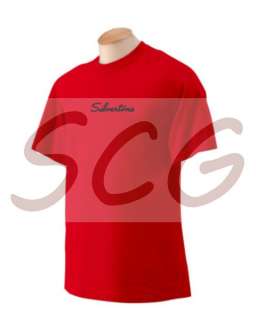 Red shirt with Black Logo Choose any color logo