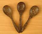 3x 6 BEAUTIFUL WOODEN Soup Spoon PALM WOOD Real Usage