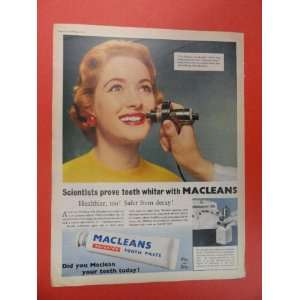   woman/whiteness meter.) Orinigal Vintage Magazine Ad. 