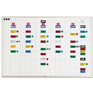   : Magna Visual Lustreboard Planning Kit MAVEBK 2436: Office Products