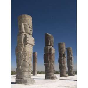  Atlantes Warrior Statues, Temple of Quetzalcoatl, Tula De 