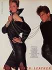 1983 North Beach Leather black vintage magazine ad