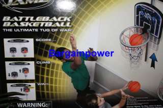  Wall Jamz Battleback Indoor Basketball Tug of War RACE HOOPS  