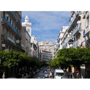  Larbi Ben M?hidi Street With View of the Kasbah of Algiers, Algeria 