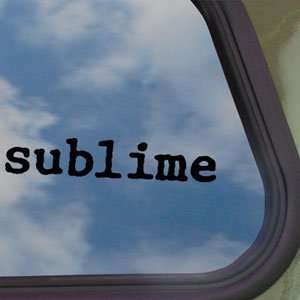  Sublime Black Decal Rock Band Car Truck Window Sticker 