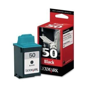 New   Lexmark #50 Black Ink Cartridge   407945 