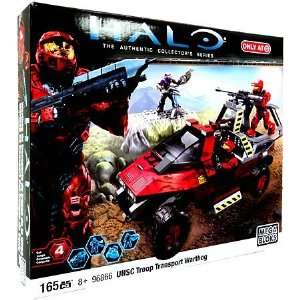  Halo Wars Mega Bloks Set #96866 UNSC Troop Transport Warthog 