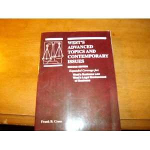   Business Law, Wests Legal Environment of Business) Frank B. Cross