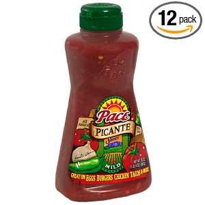 Pace Picante Sauce, Mild Squeeze, 20 Ounce Units (Pack of 12)  