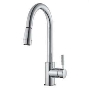  Schon 1 Handle Pull Down Stainless Steel Kitchen Faucet 