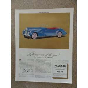  1940 Packard Convertible Victoria,Vintage 40s full page 