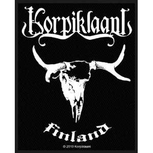  Korpiklaani Finland Skull Metal Music Band Woven Patch 