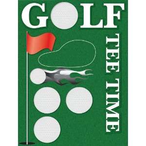  Reminisce Real Sports 3 Dimensional Icon Sticker, Golf 