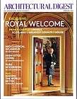 Architectural Digest Magazine February 2012 Royal Welcome Prince 