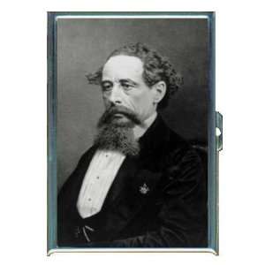 CHARLES DICKENS AUTHOR PORTRAIT ID CREDIT CARD WALLET CIGARETTE CASE 
