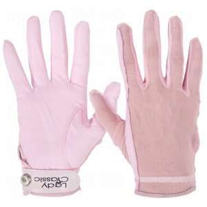  Lh lady classic solar tan glove pink l