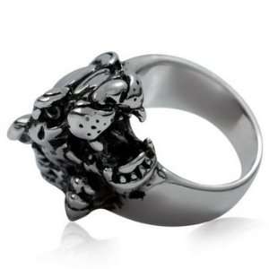  UNIQUE Tiger MENS Stainless Steel Ring Size 11 Justeel 
