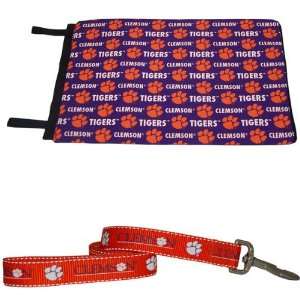  Clemson Tigers Roll Up Bed & Dog Lead: Pet Supplies