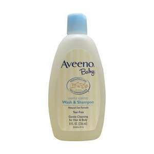  Aveeno   Baby Wash and Shampoo Lightly Scented   8 oz 