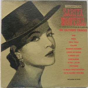 Sarita Montiel Mi Ultimo Tango COLUMBIA HIGH FIDELITY  