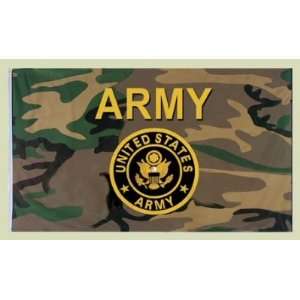  3 x 5 Woodland Camouflage U. S. Army Flag Everything 