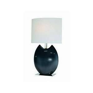  Ceramic Table Lamp in Black Finish: Home Improvement