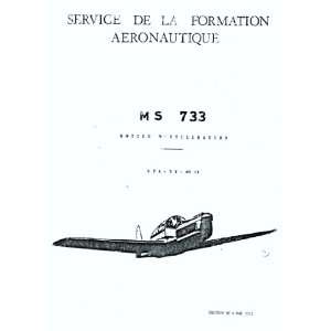   Saulnier MS 733 Aircraft Technical Manual Sicuro Publishing Books