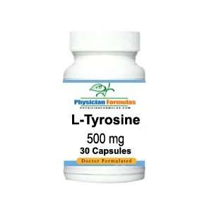 Tyrosine 500 Mg, 30 Capsules   Endorsed by Dr. Ray Sahelian, M.D 