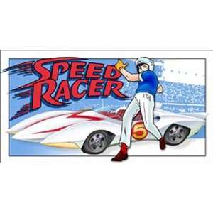  Comic Book Speed Racer Metal Tin Sign Mach 5 Nostalgic 