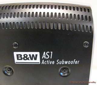 Bowers & Wilkins B&W AS1 Active Subwoofer   Tested and Working  