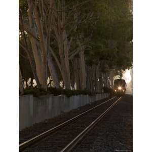 Southbound Amtrak Pulls Away from the Station, Ventura, California 
