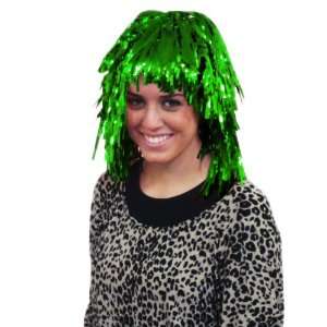  Green Foil Wig