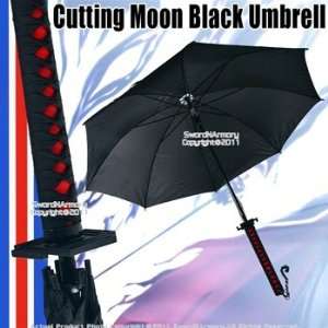  Ichigo Tensa Bankai Cutting Moon Black Umbrella w/ Bag 