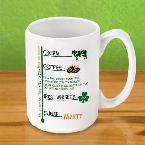   Wedding Favors Irish Personalized Coffee Mug: Health & Personal Care