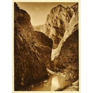  1932 Romania Cheile Turzii Turda Gorges Canyon Mountain 