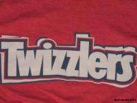   Juniors Graphic Tee Tshirt Red Twizzlers Long Sleeve Shirt NEW  
