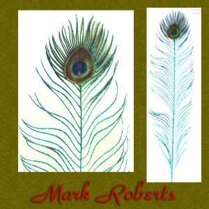   Mark Roberts Floral Decor 33 85370 TUR Peacock Pick 