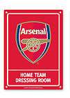 arsenal fc official product dressing room sign tin 