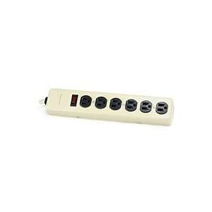   Power Strip   200 Joules   Metal w/ 10ft Cord (Beige) Electronics