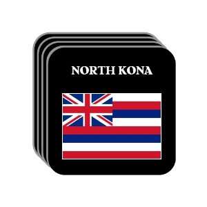  US State Flag   NORTH KONA , Hawaii (HI) Set of 4 Mini 