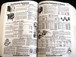 McMaster Carr Industrial Supply 1977 Hardware Tool Catalog HUGE 1600 