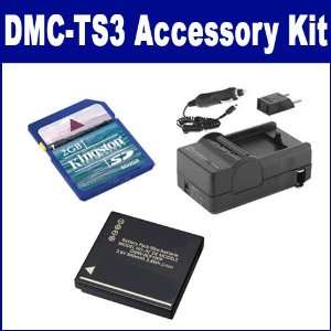 Panasonic Lumix DMC TS3 Digital Camera Accessory Kit includes KSD2GB 